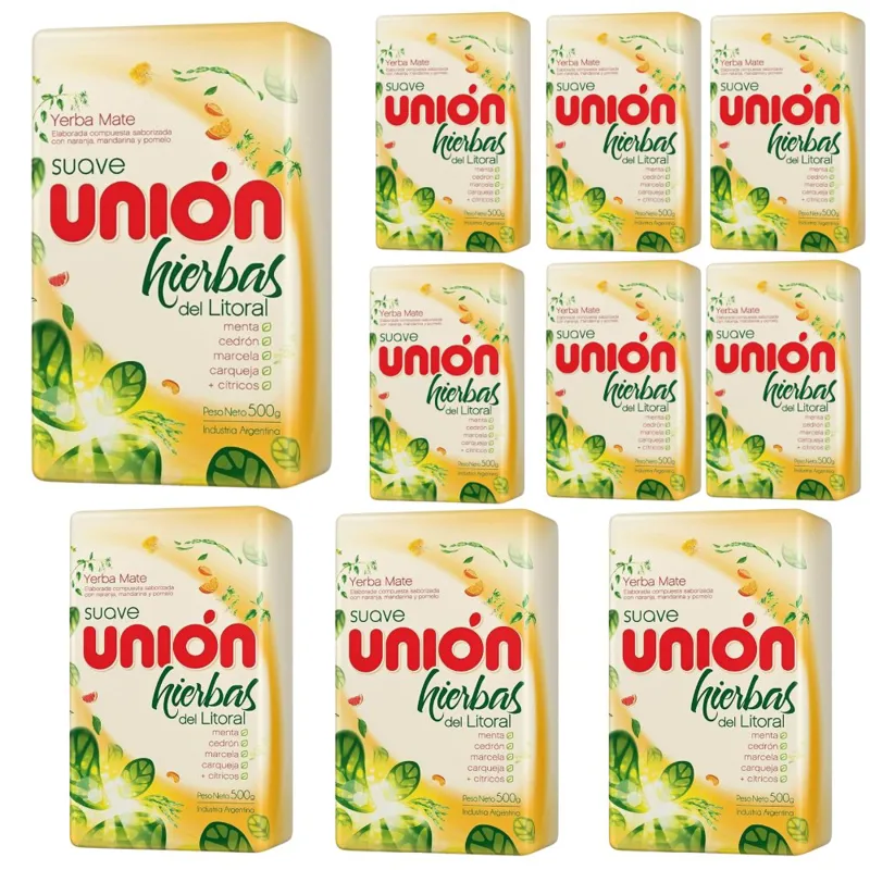 Unión Hierbas del Litoral 5 kg komplekts (10×500 g)