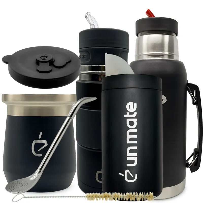 Mate Travel Set 7-in-1 — Obsidian Black